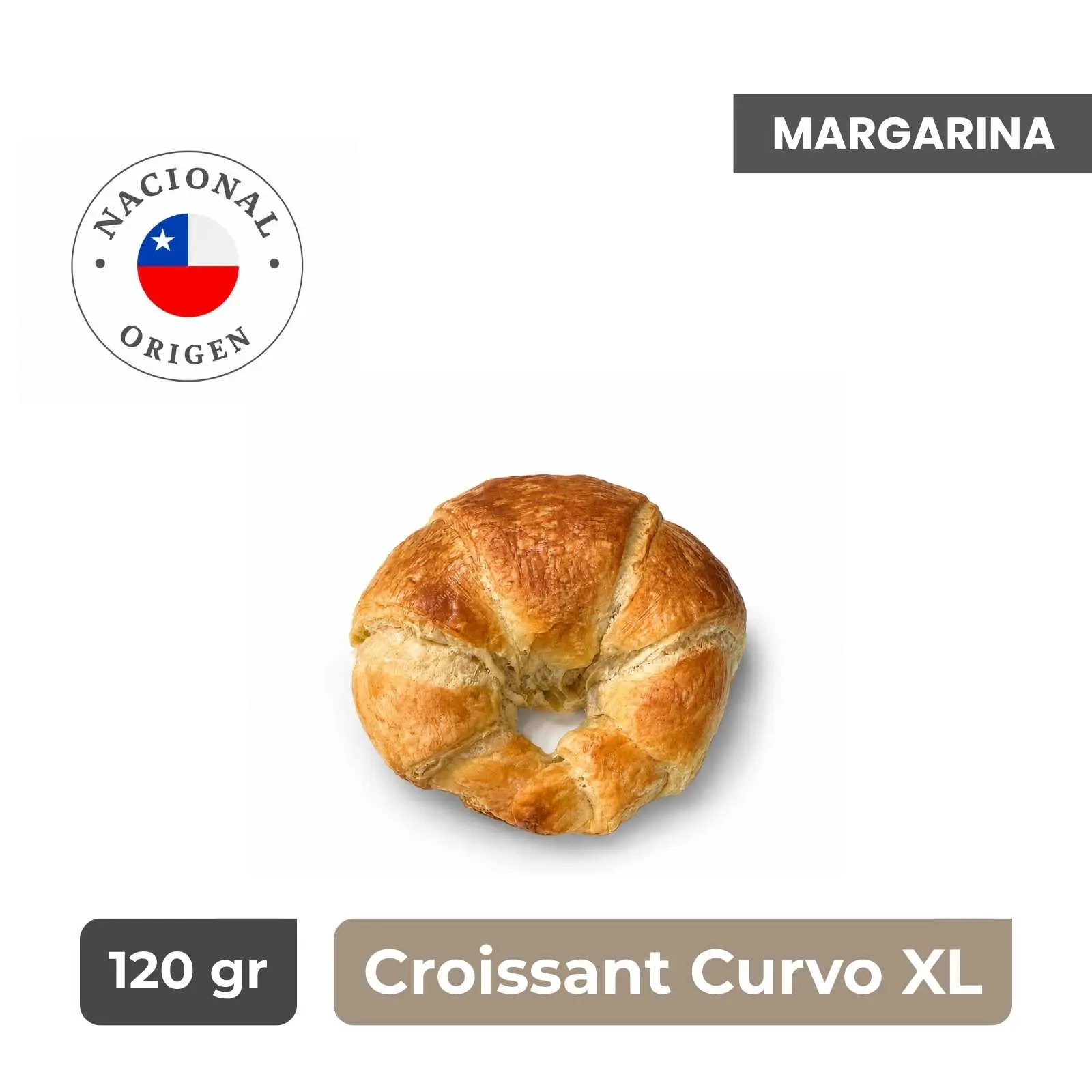 Croissant Curvo XL de Margarina - Caja 30 unidades