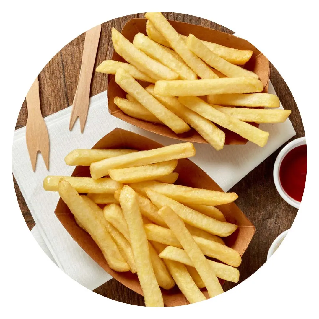 Papas Pre Fritas 10x10 mm - Corte Bastón - Caja 10 kg miniatura 2