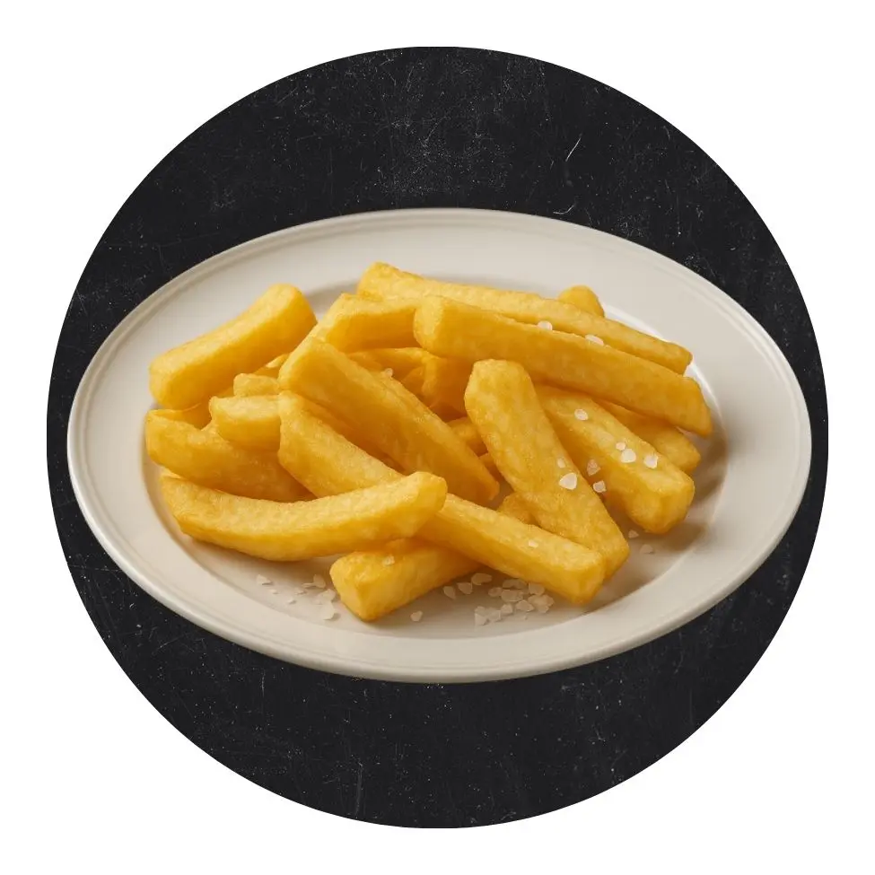 Papas Pre Fritas 13x13 mm - Corte Bastón - Bolsas 1 kg - Caja 10 kg miniatura 2