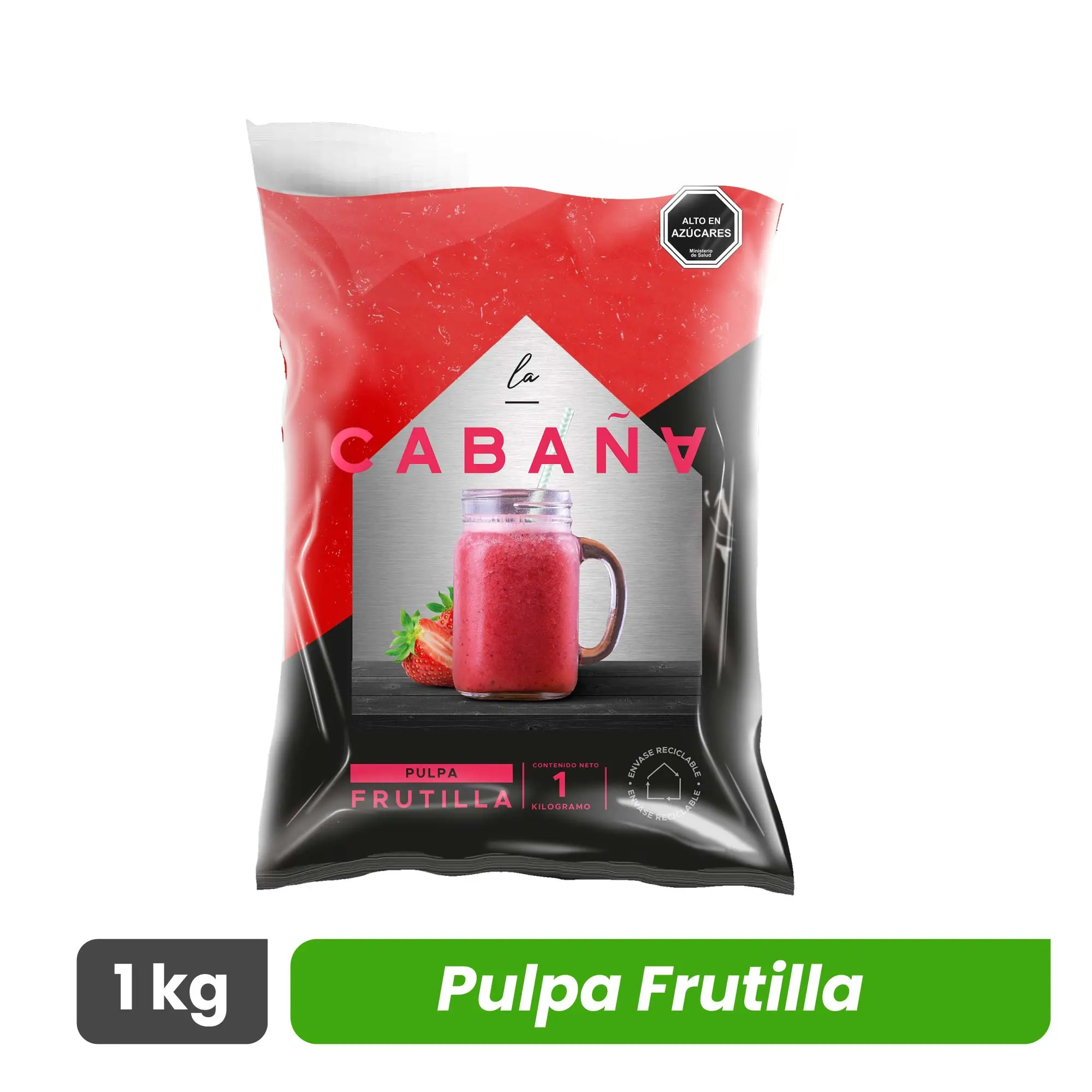 Pulpa de Frutilla - La Cabaña - Caja 10 kg