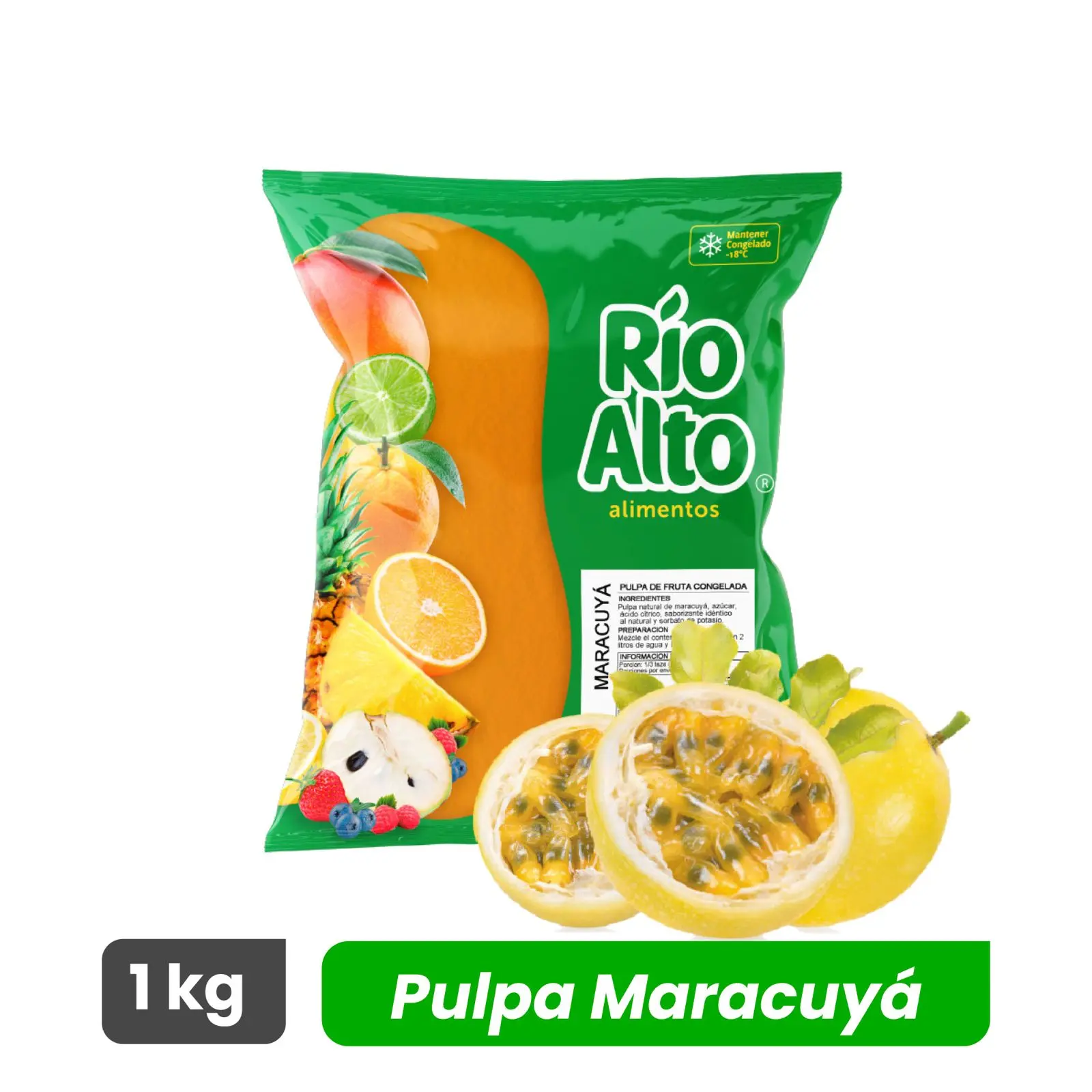 Pulpa de Maracuyá - Río Alto - Caja 5 kg