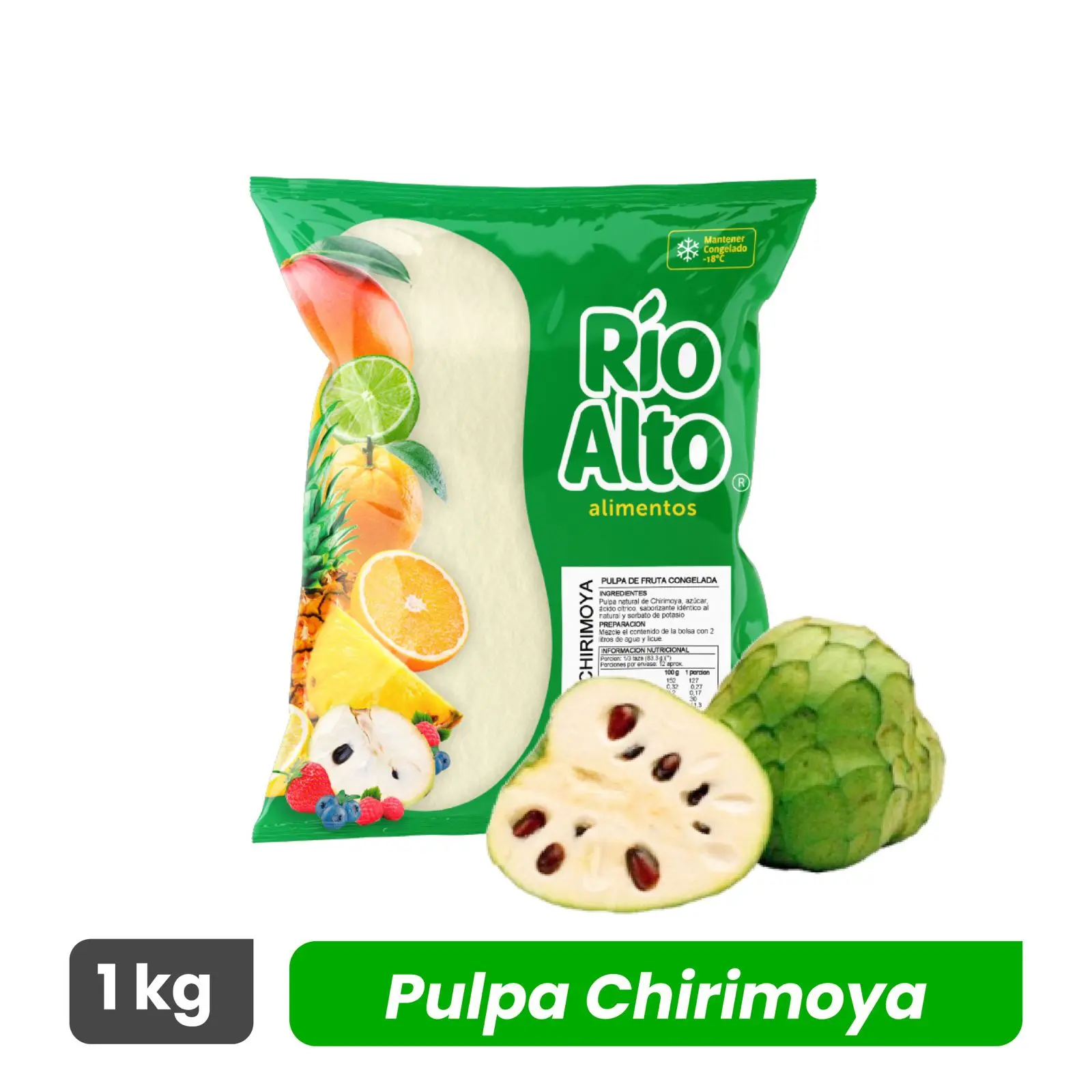Pulpa Chirimoya - Río Alto - Caja 5 kg