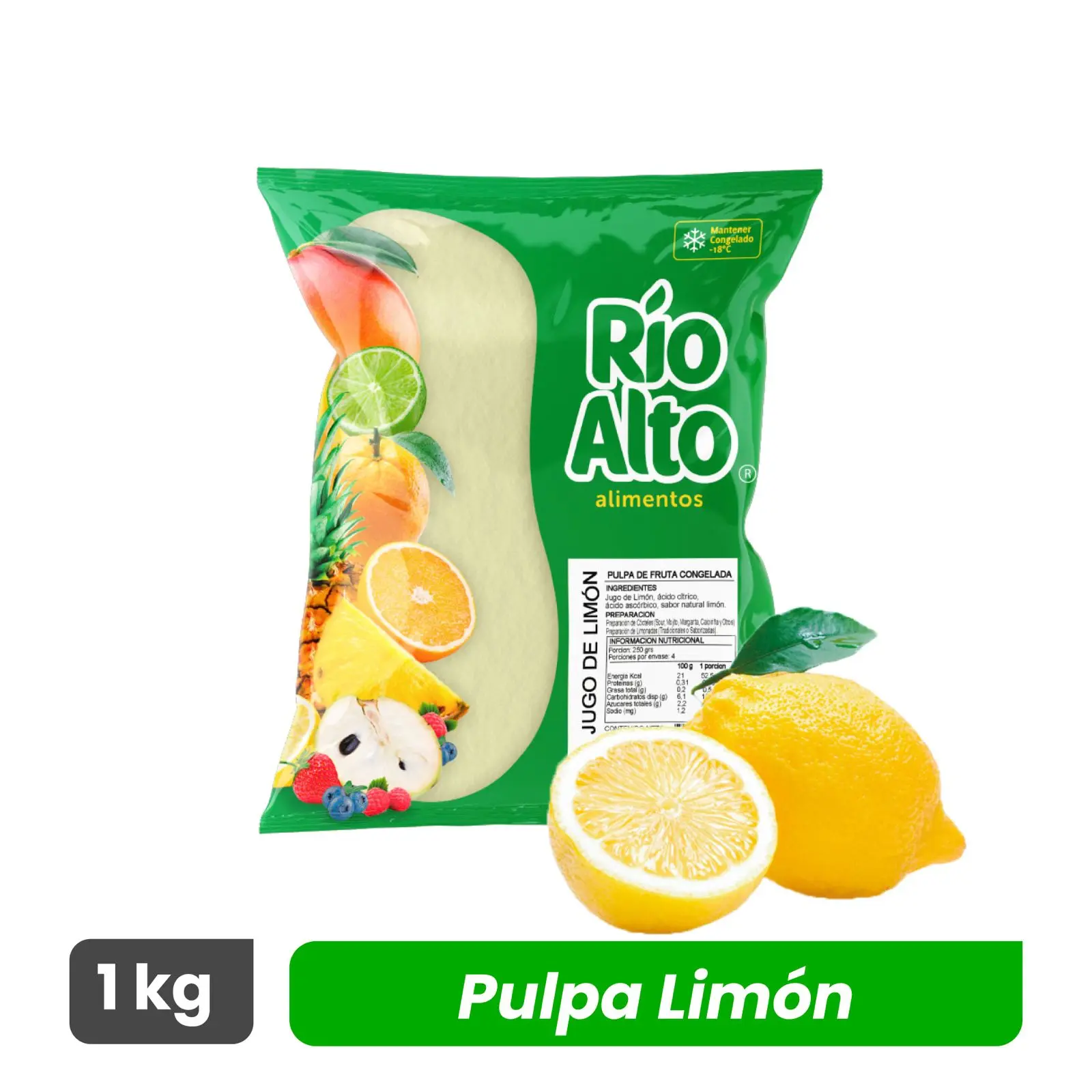 Pulpa de Limón - Río Alto - Caja 5 kg