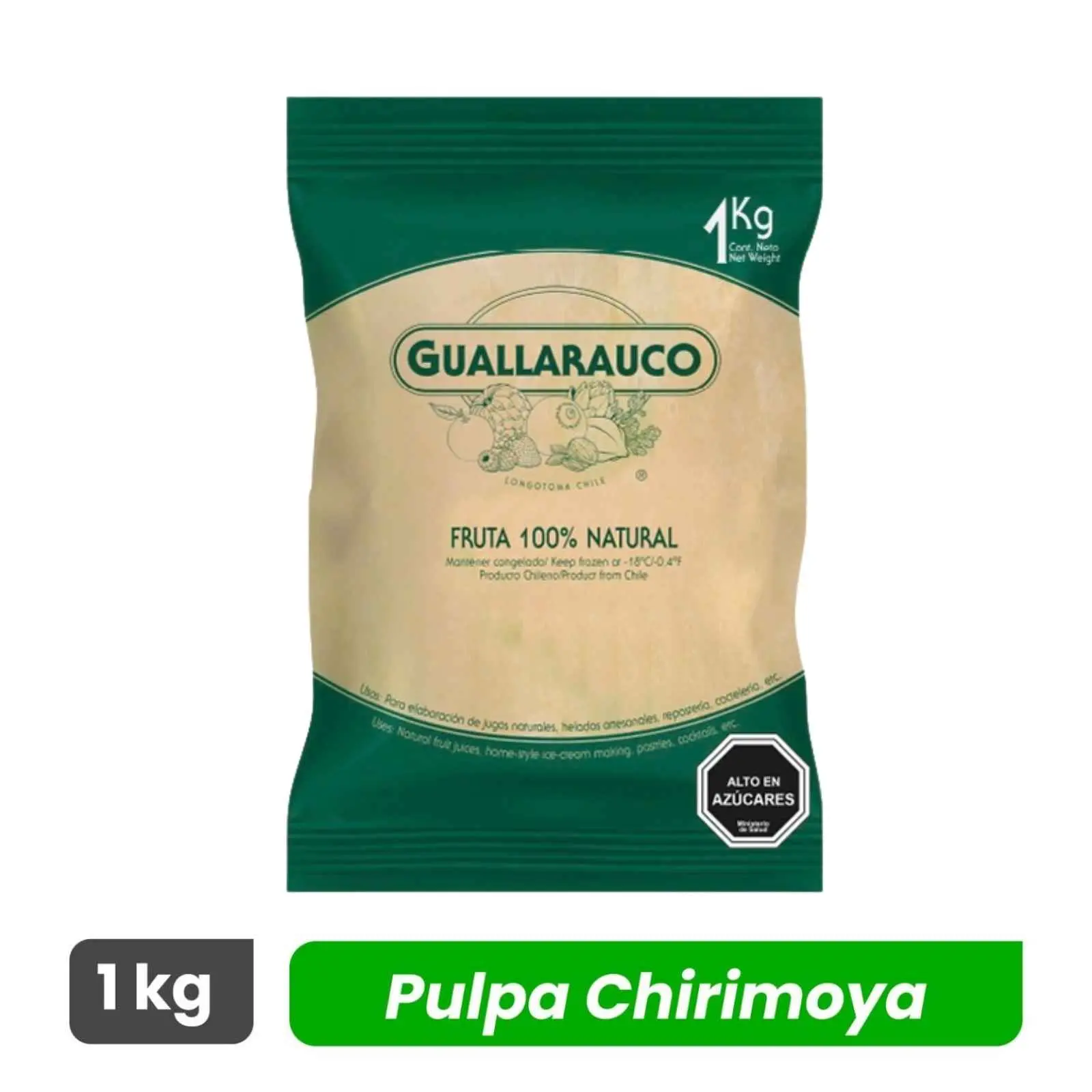 Pulpa de Chrimoya - Guallarauco - Caja 10 kg