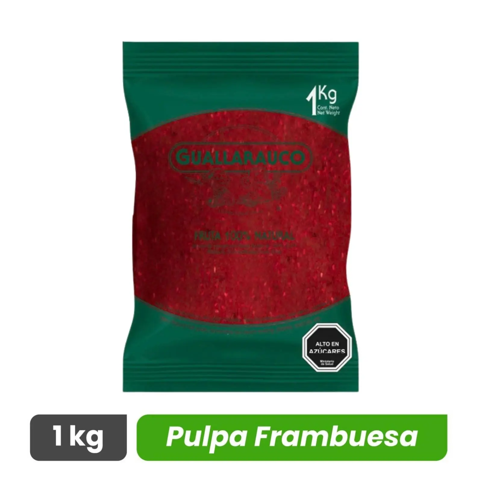 Pulpa de Frambuesa - Guallarauco - Caja 10 kg