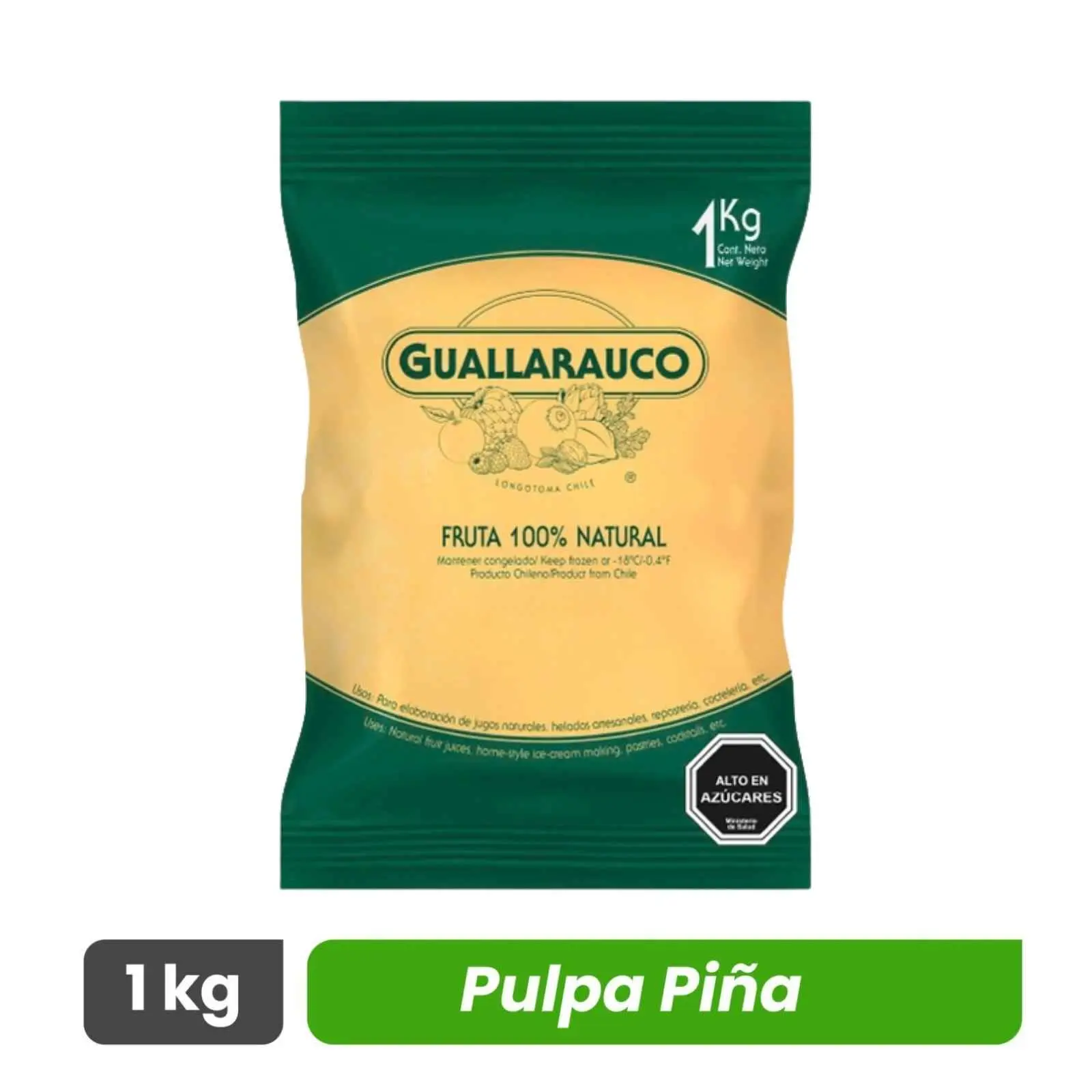 Pulpa de Piña - Guallarauco - Caja 10 kg