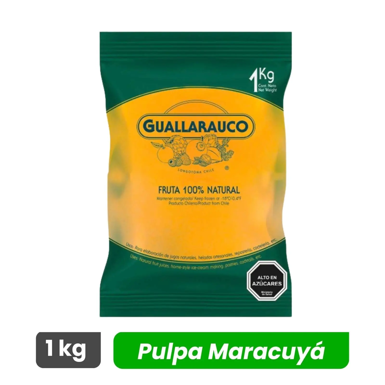 Pulpa de Maracuyá - Guallarauco - Caja 10 kg