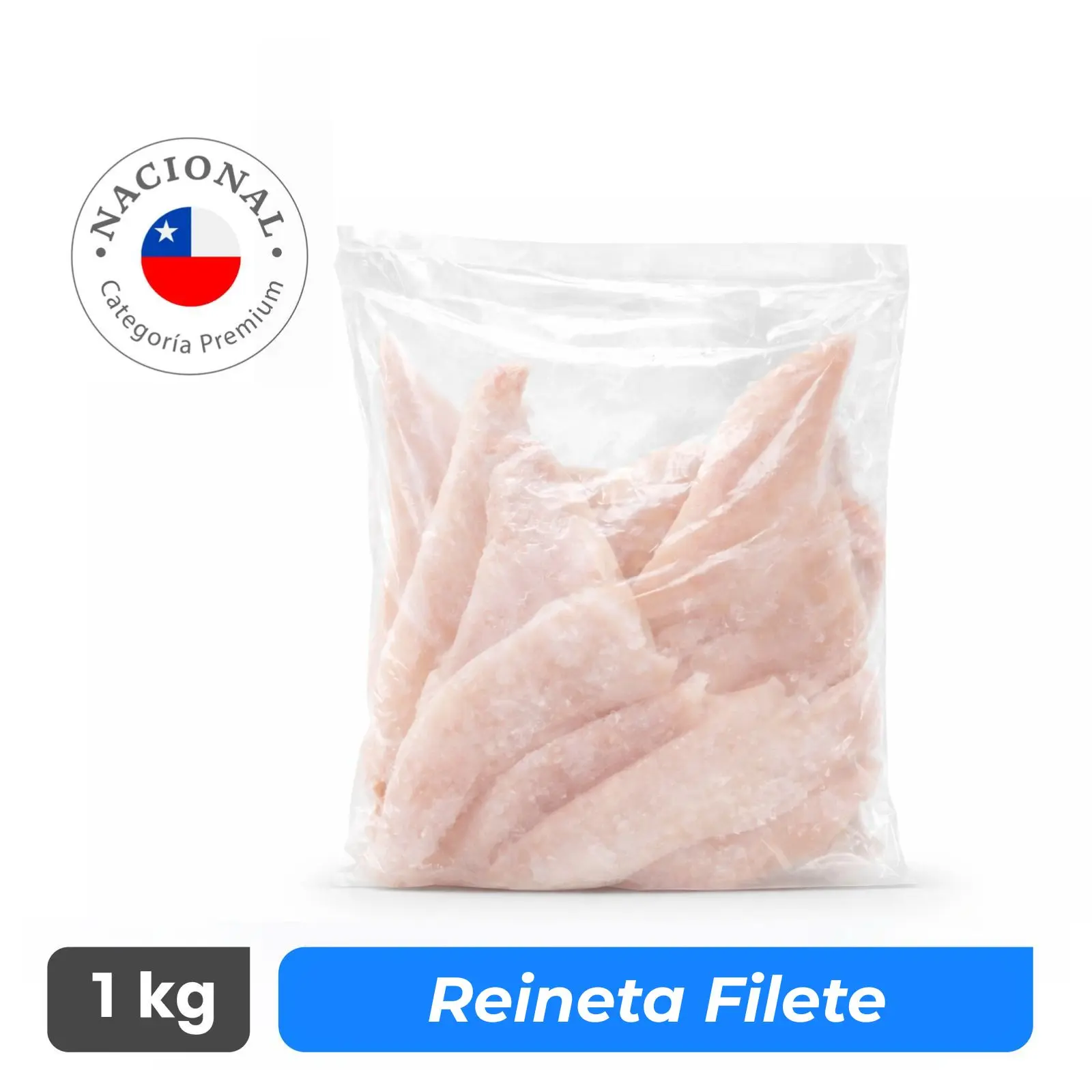 Filetes de Reineta de 100 a 400 gr sin Piel – Caja 10 kg