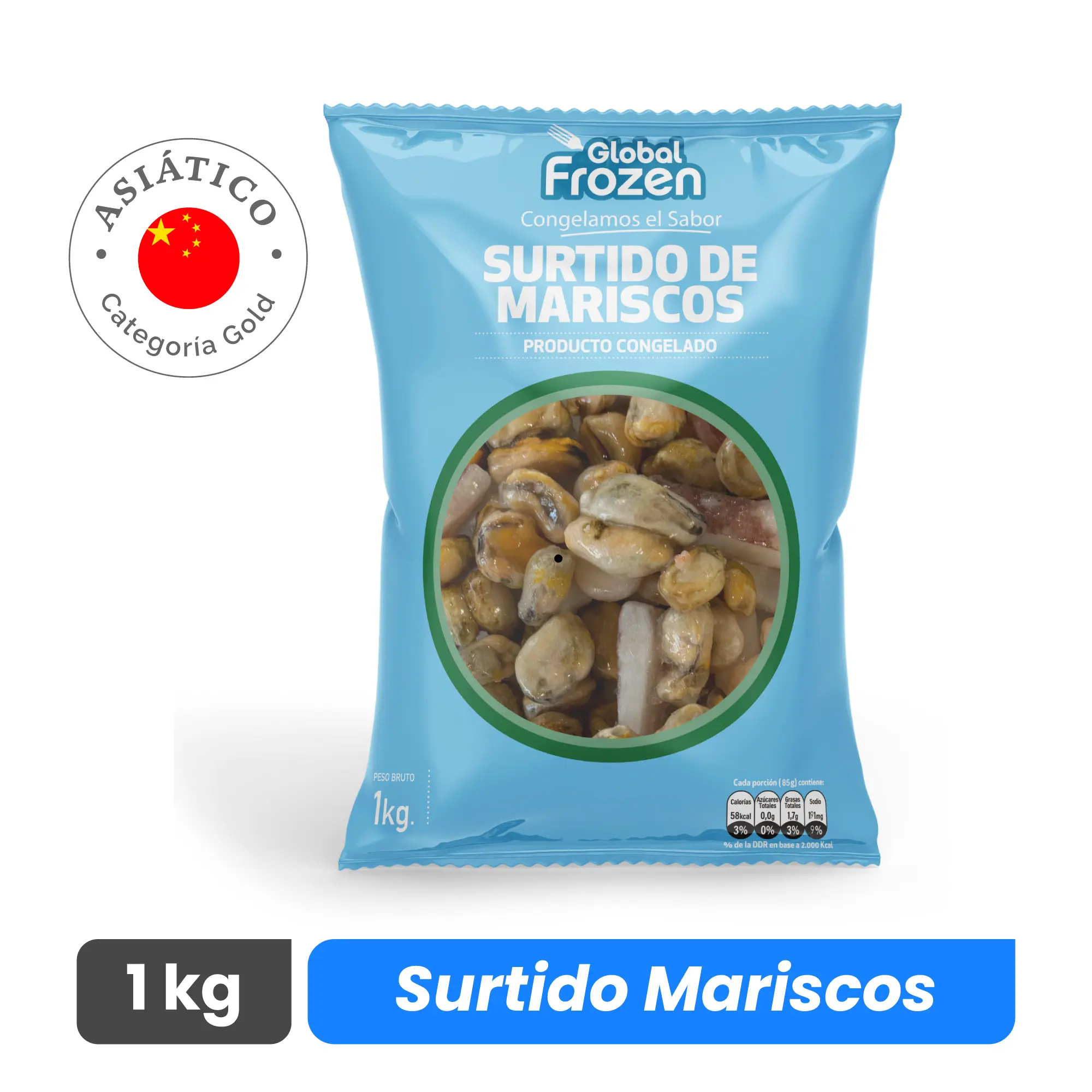 Surtido de Mariscos - Gold - Caja 10 kg