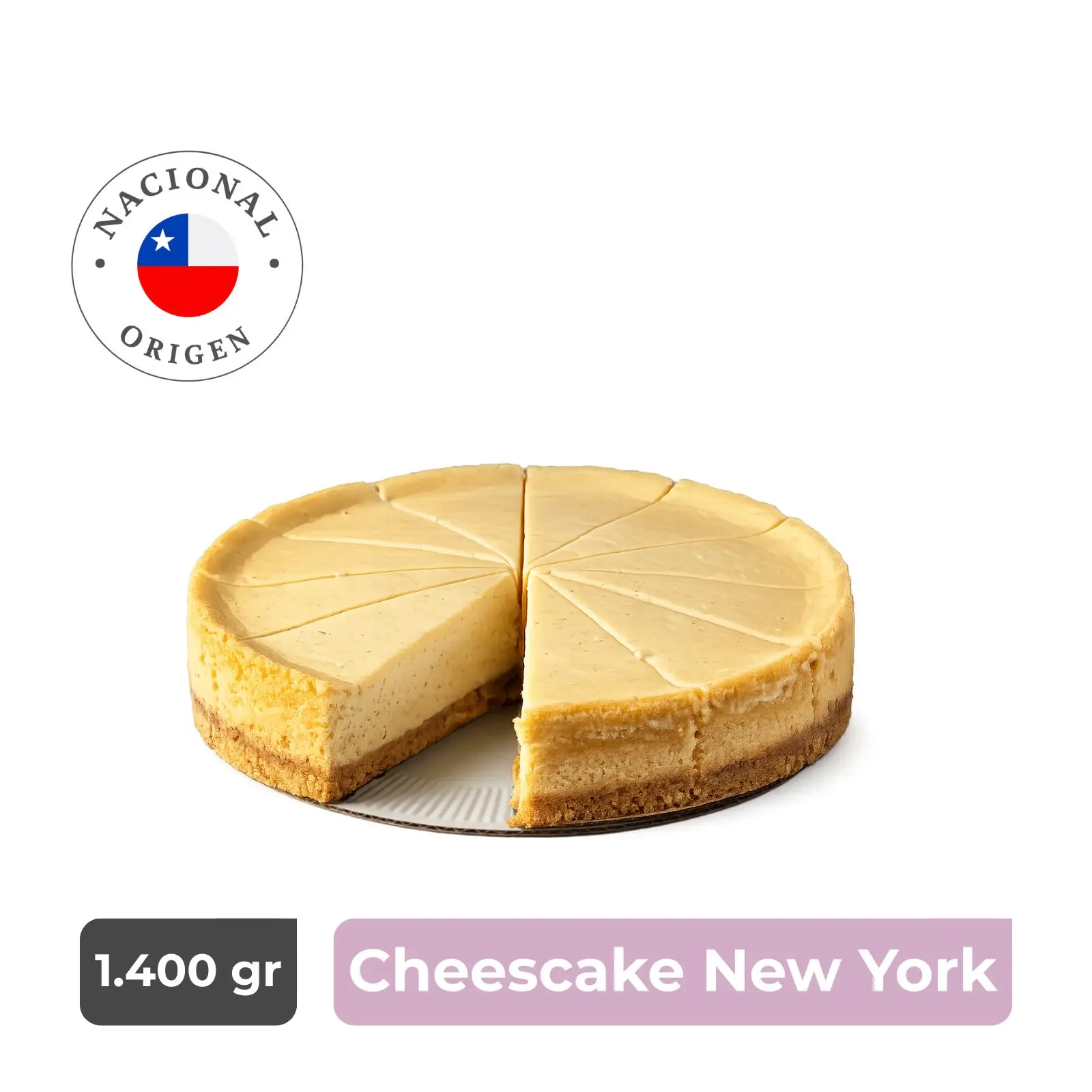 Cheesecake Artesanal New York - 12 Porciones
