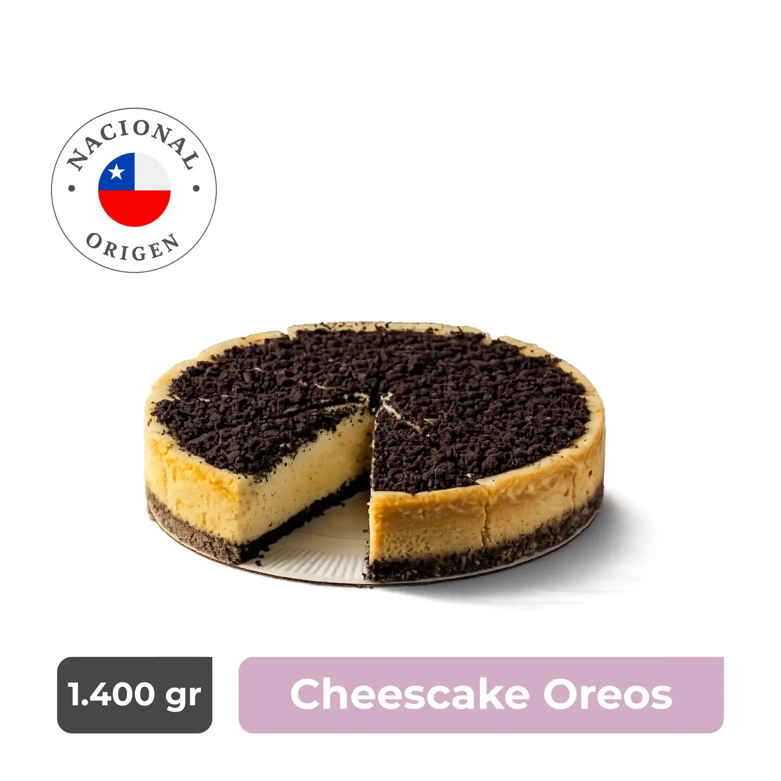 Cheesecake Artesanal de Oreos - 12 Porciones