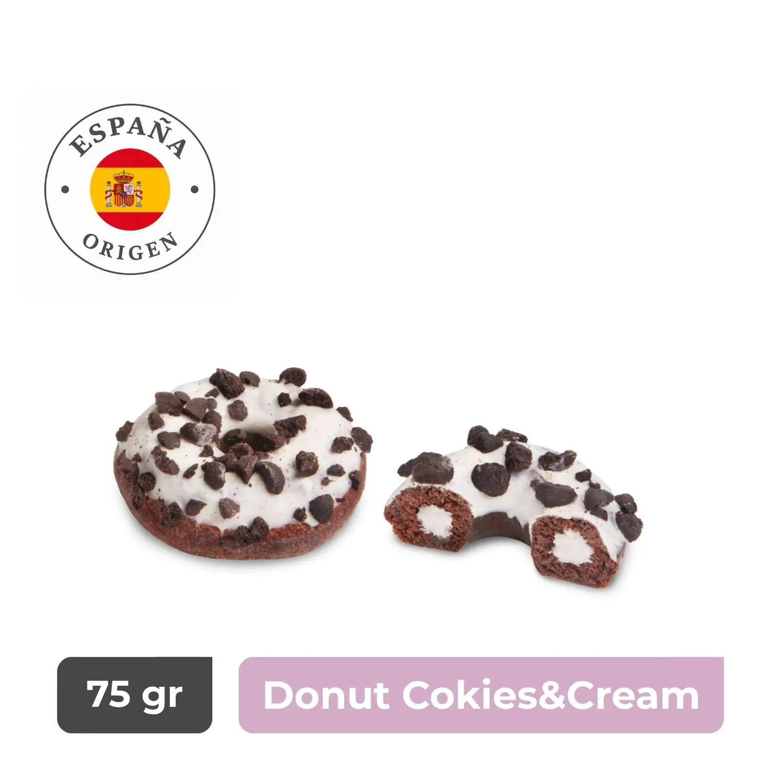 Donut Cookies&Cream Rellena de Crema - Caja 36 unidades