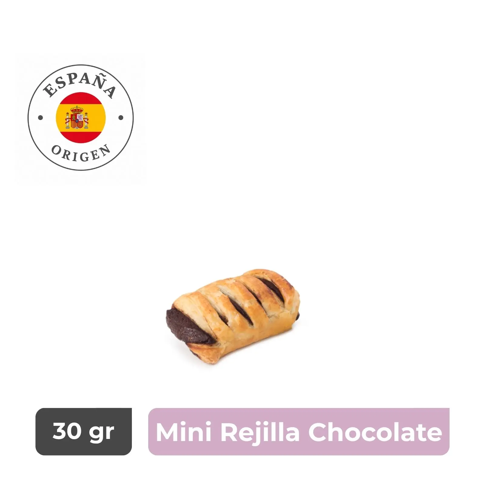 Mini Rejilla Chocolate Avellanas - Caja 132 unidades