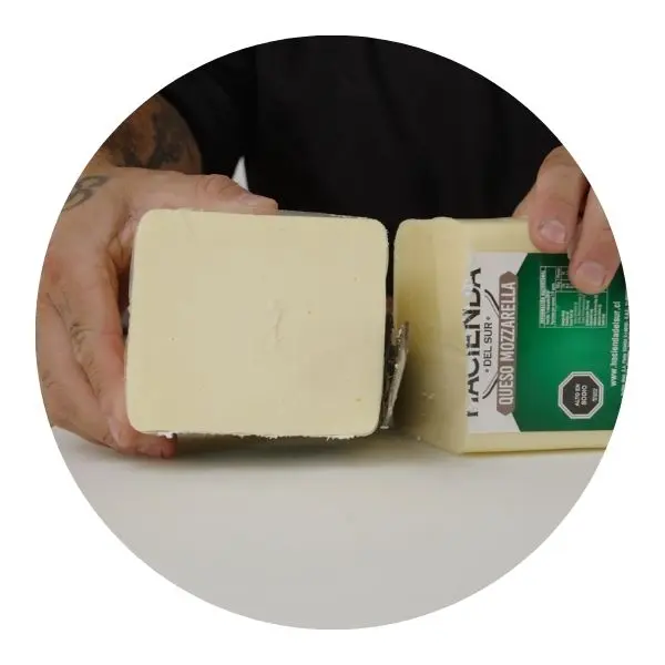 Queso Mozzarella en Barra - Hacienda del Sur - Caja 21 kg miniatura 2