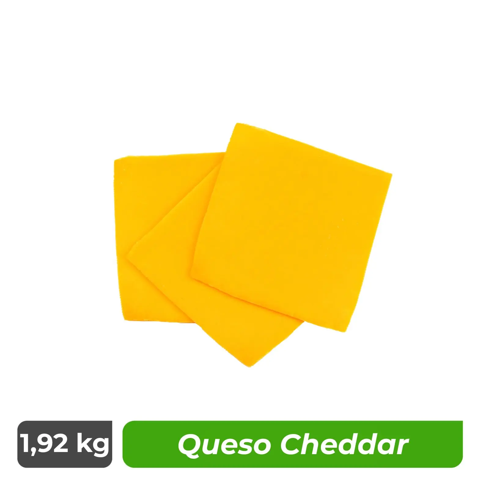 Queso Cheddar Laminado - Hacienda del Sur - Caja 3,84 kg