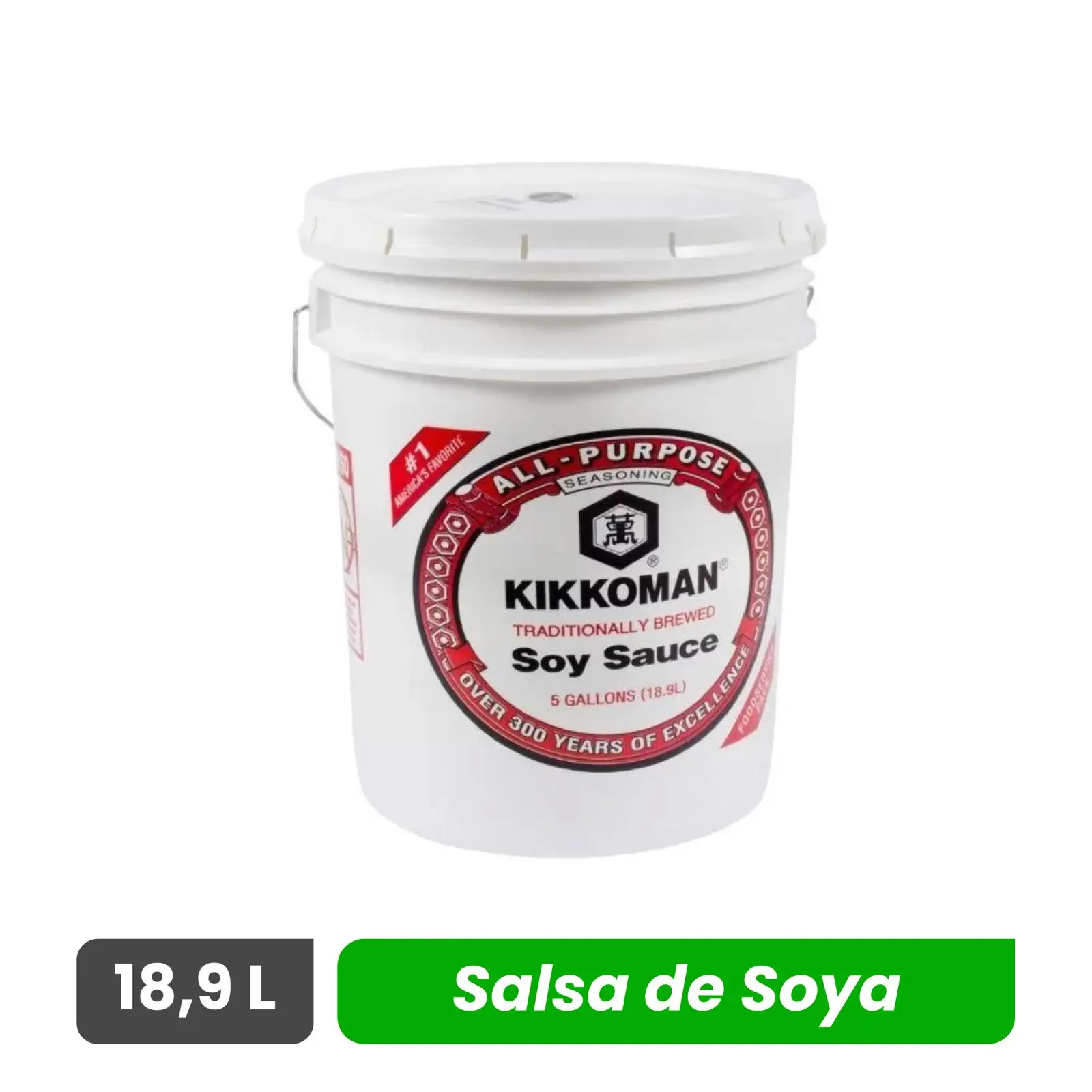 Salsa de Soya Kikkoman - Balde 18.9 litros